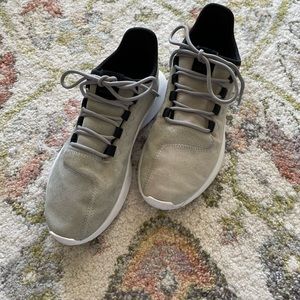 Grey Adidas Tubular Suede